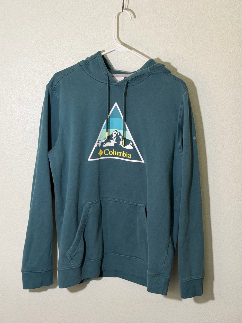 Columbia Mount Mitchell Hoodie Long Sleeve Pullover Sweatshirt Men’s Sz Medium